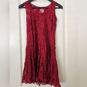 Free People Lace tank/mini dress. Size XS.